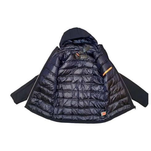 Parka Uomo Winter Storm con cappuccio Blu RRD- Francavilla Moda
